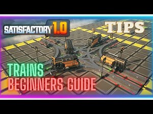 GUIDE to USING TRAINS, SIGNALS AND CURVES in Satisfactory 1.0 | Tips and Tricks