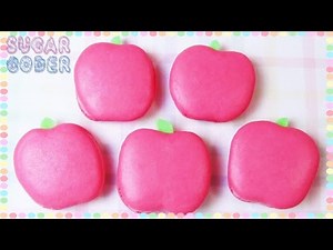 APPLE MACARONS COOKIES, DESSERT IDEAS