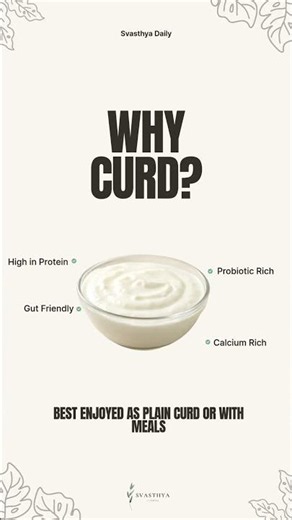 WHY CURD? 🥣 4 Science-Backed Benefits You Should Know