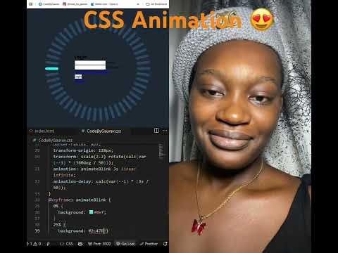 css Animation Wonder #coding #htmlcss #webdevelopment #duet