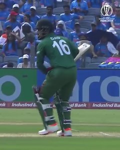 Litton Das makes up for a quiet start with two boundaries 👊 #CWC23 #INDvBAN | ICC - International Cricket Council