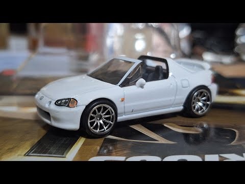 Forgotten JDM Classic Returns! | 1994 Honda Del Sol Hot Wheels Premium Unboxing