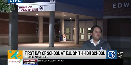 E.O. Smith High welcomes students back for first day of school