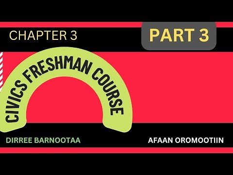 Civics Freshman Course Chapter 3 Part 3