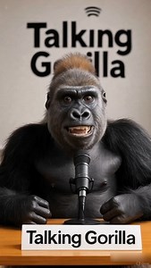 Talking gorilla turns the table around 🤣 #funnyreels #animation #fbreelsfypシ゚ #LaughOutLoud | Talking Gorilla