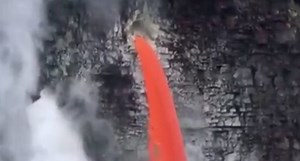 This Molten Lava Tube is One of the Strangest Things You Will Ever See
