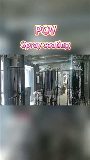 Spray Coating Process for Sun Umbrella #chinafactory #automobile #umbrellaatops #umbrellafactory