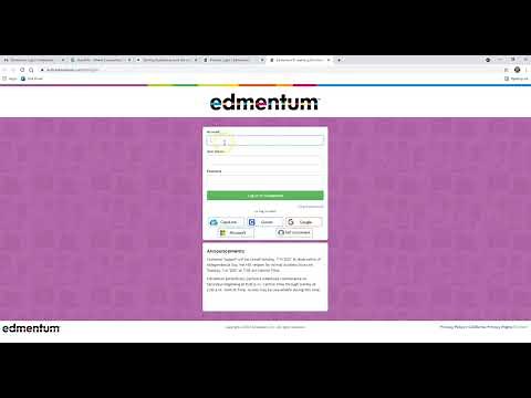 How to login to Edmentum