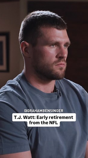 JJ retired at 33. Derek retired at 31. Now TJ Watt is the last Watt in the NFL and reflecting on what early retirement really means—for football, family, and life. #tjwatt #pittsburghsteelers #nfl #football | Graham Bensinger