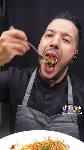 Sous-vide Roast Beef with Celery Root Puree and French Fries Recipe