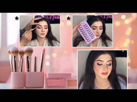 Glossy makeup tutorial Pakistani | beautiful eye makeup for wedding |traditional eye makeup tutorial