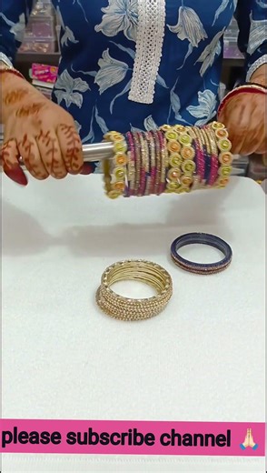 Beautiful designer bangles set #trending bangles set #partywear bangles