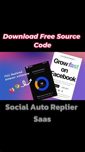 [Free Source Code] Social Media Auto Reply Saas | Start Your Own Saas Business With 0 investment