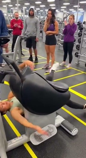 This Horse Riding Machine is WILD! 😂 #gymfails #fitnessfunny #workoutgonevvrong