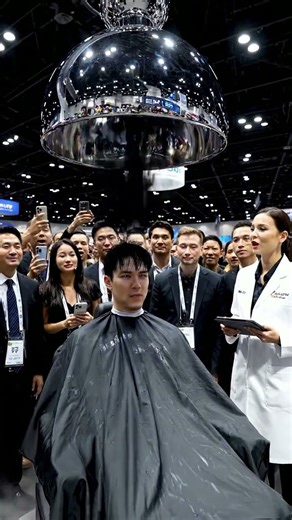 Dubai’s NEW AI Salon Robot Is FROM THE FUTURE 🤯🤖 Hair Machine 4.0 💇 Must-See!