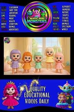 Counting Boo-Boo Dolls 1 to 5 | Fun Toddler Counting | Magic Mini Monsters | #magicminimonsters