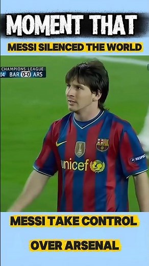 When Messi silenced everyone #football #footballshorts #messi #championsleague