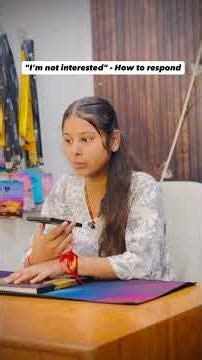 “How to handle ‘Not interested’ 📞 #shorts#youtubeshorts#coldcalling#sales#objectionhandling