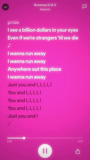 Runaway - Galantis🫶🏼||#speedsongs #viral #foryoupage #fy #fyp #fyy #foryou #lyrics #vsp