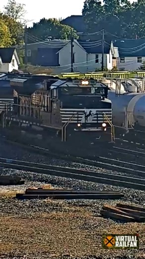 Amtrak Ballast Train, Elkhart, IN speed up slightly to show the whole train. #trains #railroads #railfansoffacebook #railfans_of_instagram #railfans #reelsvideo #amtrak #Elkhart #virtualrailfan | Virtual Railfan