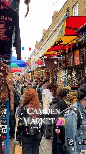 Camden Market London — Walking Tour POV 4K 9:16 Vertical 🛍️🇬🇧 #uk #uktravel #england #shorts