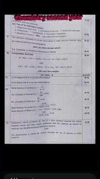 TG-TS Chemistry 2nd year scheme of valuation key TG-TS intermediate #inter #chemistry #answerkey