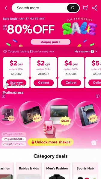 Shop Big Savings at AliExpress Anniversary Sale