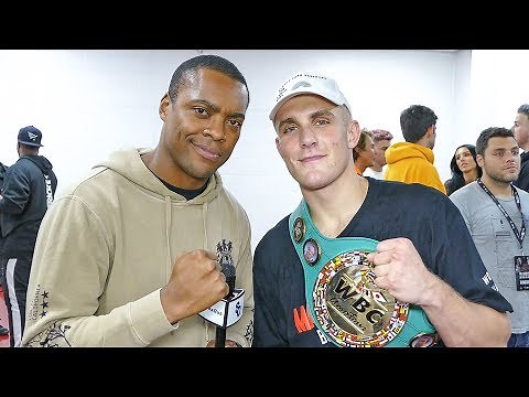 Jake Paul LOCKER ROOM After TKO WIN! vs Deji