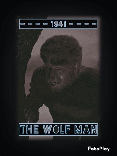 THE WOLF MAN (1941) #wolfman #lonchaney #universalmonsters #nachtmensch