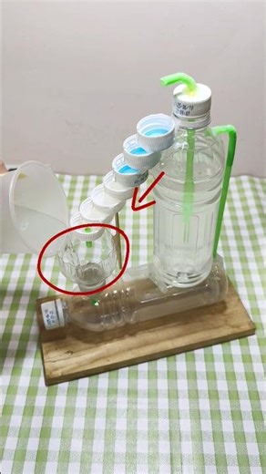 Awesome Science Project | Homemade Waterfall 💦 Make At home #shorts