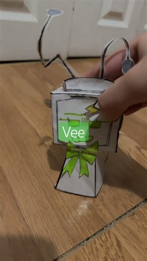 Vee. #givemebackmykids #iateyourmom #vee #dandysworld #papercraft #imsocringe