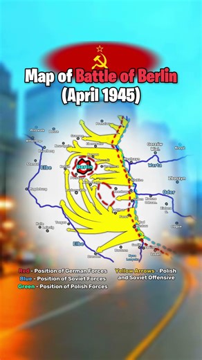 Map of battle of Berlin | #fyp #shorts #viral #mapping #geography | ‪@DevonMapping‬ geovision