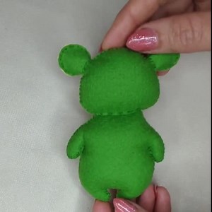 Felt Teddy Bear Sewing Pattern PDF – Easy Digital Download with Video Tutorial – DIY Plush Toy Pattern for Beginners