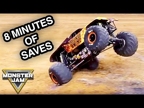 8 Minutes of Jaw-Dropping Monster Jam Saves | Monster Jam