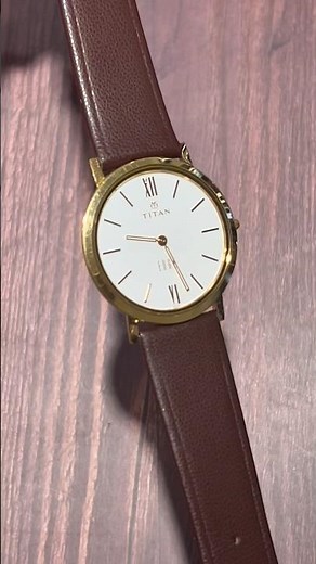 Titan Edge Men’s Watch – Ultra-Thin Movement, Thinner Than a ₹5 Coin #titanedge