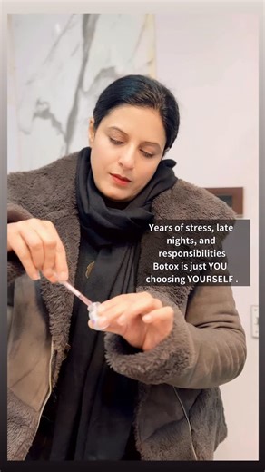 Shabnum Murtaza | Aesthetic Physician | Cosmetologist on Instagram: "Years of stress, late nights, and responsibilities—Botox is just YOU choosing YOURSELF . botox treatment, botox for women, anti aging treatment, wrinkle reduction, aesthetic clinic india, facial rejuvenation, self care for women, cosmetic injectables, skin confidence, non surgical facial treatment"