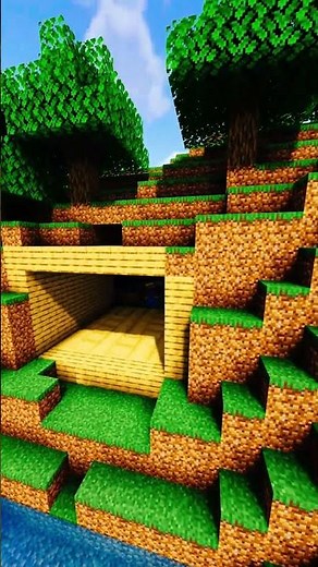 Building a Simple Cave House in Minecraft!