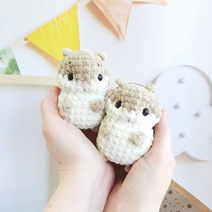 Crochet PATTERN Hamster, No Sew, Amigurumi Tutorial PDF in English, Toy Amigurumi Handmade Children's Gift for the Christmas Decor - Etsy