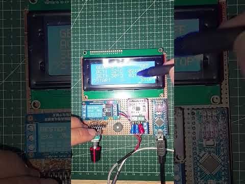 PT100 Arduino NANO LCD 20X4 ROTARY ENCODER #arduino #nano #pt100 #temperature #max31865 #encoder