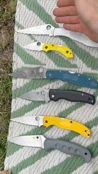 6 Serrated Spyderco’s VS Cardboard #usa #edc #entertainment #viral #blade #fypシ #test #knowledge #vs