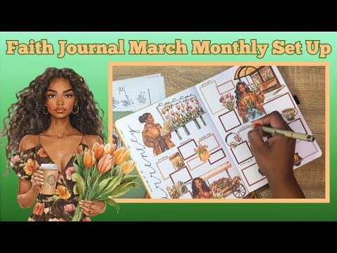 Faith Journal March Monthly Pages