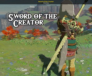 Sword of the Creator Mod for The Legend of Zelda: Breath of the Wild (WiiU) | BotW Mods