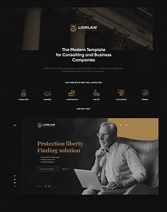 LionLaw - PSD Template Design - Timur Islakayev