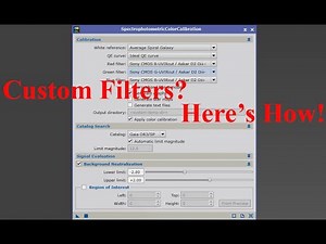 How To Make Custom Filters In SpectroPhotometricColorCalibration (SPCC) Within Pixinsight!