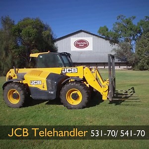 1.1K views · 16 reactions | The JCB 531-70 and 541-70 agri telehandlers are the smallest of our full-sized telescopic handlers. Designed to meet agricultural demands, these telehandlers offer unparalleled productivity (courtesy of regenerative hydraulics), excellent performance, versatility and efficiency. Click here to find out more: https://www.jcbcea.com.au/2018/04/531-70-541-70-telescopic-handler-walk-around-telehandlers-australia/ | JCB CEA | Facebook