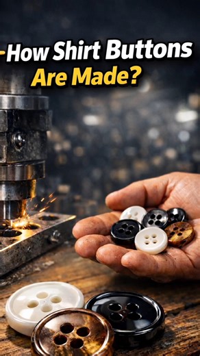 How Shirt Buttons Are Made? | Amazing Button Factory Process 🔥