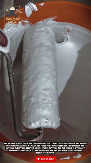 Transform an Ordinary Ceiling into an Artistic One! The Secret to a Uniquely Textured Paint Roller