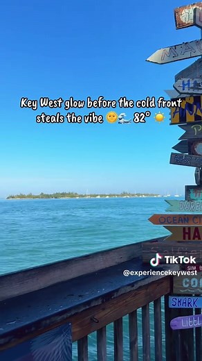 Key West's Vibrant Glow Before the Cold Front