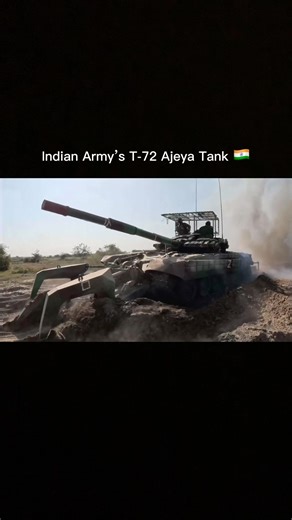 Indian Army T-72Ajeya Tank with MinePlough copecage#youtubeshorts#indian#indianarmy #army#tank#india