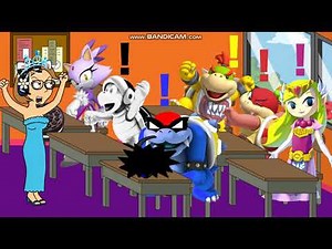 Dark Roy Koopa Steals His Dad's Headphones And Smash It In School/Grounded